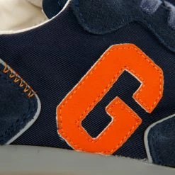 Top 10 🎁 Guess Made leather Baskets mode Couleur Bleu ⌛ -Guess Soldes Boutique 23254377 500 F