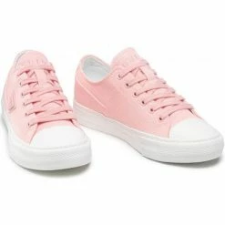 Budget 😉 Guess FL6PNZ FAB12 Baskets mode Couleur Rose 🎉 -Guess Soldes Boutique 23279641 500 E