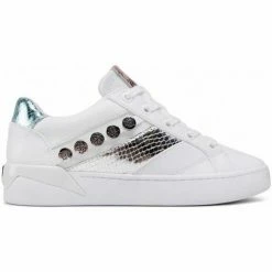 Bon marché 🌟 Guess FL5RXO ELE12 Baskets mode Couleur Blanc ❤️ -Guess Soldes Boutique 23279660 500 B