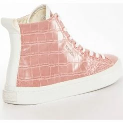 Vente flash 👏 Guess Elga Baskets mode Couleur Rose ⌛ -Guess Soldes Boutique 23280590 500 F