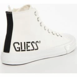 Offres 😍 Guess Ederle Baskets mode Couleur Blanc 🎁 -Guess Soldes Boutique 23280594 500 F