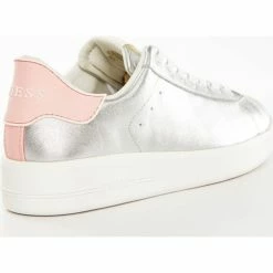 Bon marché ❤️ Guess Classic silver Baskets mode Couleur Argent ⭐ -Guess Soldes Boutique 23286476 500 F