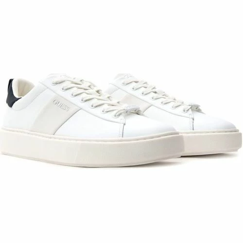 Coupon 🧨 Guess FM5VIC LEA12 VICE-WHITE/BLUE Baskets mode Couleur Blanc ⌛ 4 Coupon 🧨 Guess FM5VIC LEA12 VICE-WHITE/BLUE Baskets mode Couleur Blanc ⌛ – Image 2