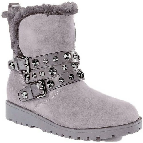 Promo 😍 Guess Bottines Femme Leesa Gris Bottes Couleur Gris 👏 3 Promo 😍 Guess Bottines Femme Leesa Gris Bottes Couleur Gris 👏