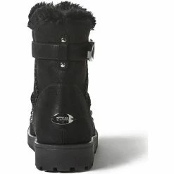 Meilleur prix 😍 Guess Bottines Femme LEELA Noir Bottes Couleur Noir ✔️ -Guess Soldes Boutique 23326523 500 C