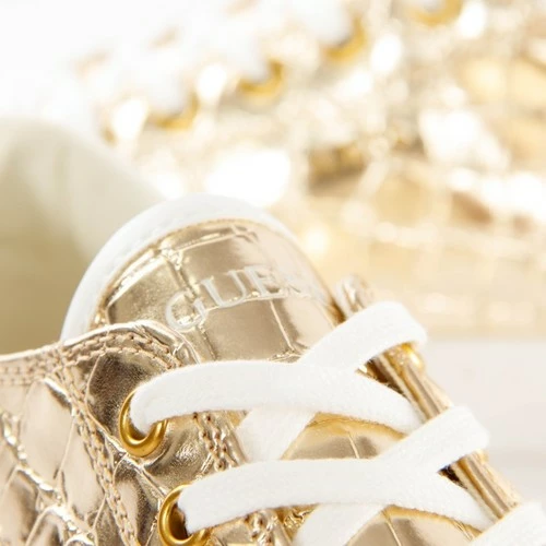 Budget 🛒 Guess Classic gold croco Baskets mode Couleur Doré 😀 6 Budget 🛒 Guess Classic gold croco Baskets mode Couleur Doré 😀 – Image 4