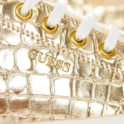Budget 🛒 Guess Classic gold croco Baskets mode Couleur Doré 😀 7 Budget 🛒 Guess Classic gold croco Baskets mode Couleur Doré 😀 – Image 5