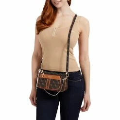 Meilleur prix 🌟 Guess Sac Besaces / Sacs bandoulière Couleur Marron 🧨 -Guess Soldes Boutique 23370063 500 D