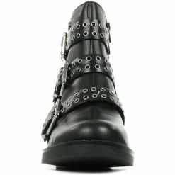 Acheter 😍 Guess Fifii Buckled Bottines / 🥾 Boots Couleur noir 👍 -Guess Soldes Boutique 23438079 500 C