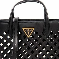 Promo 🛒 Guess Mini cabas aqua Besaces / Sacs bandoulière Couleur Noir 😉 -Guess Soldes Boutique 23448717 500 C