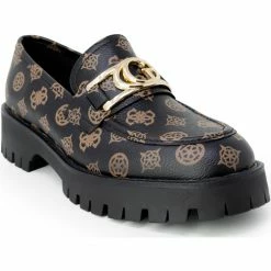 Meilleure affaire 🎁 Guess FL7ILRFAL14 Baskets mode Couleur Marron 🌟