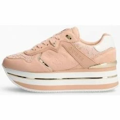 Bon marché ⌛ Guess FL7HAR FAL12-BLUSH Baskets mode Couleur Rose 👍 -Guess Soldes Boutique 23555405 350 B