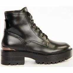 Remise ⌛ Guess Follea Bottines / 🥾 Boots Couleur Noir 💯