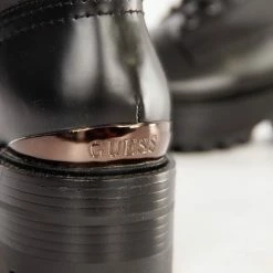 Remise ⌛ Guess Follea Bottines / 🥾 Boots Couleur Noir 💯 -Guess Soldes Boutique 23555680 500 E