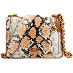 Coupon 🌟 Guess Mini style python Besaces / Sacs bandoulière Couleur Beige 🌟
