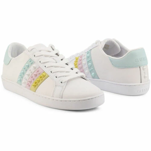 Promo ✔️ Guess - jacobb-fl6jcb-lea12 Baskets mode Couleur Blanc 🛒 4 Promo ✔️ Guess - jacobb-fl6jcb-lea12 Baskets mode Couleur Blanc 🛒 – Image 2