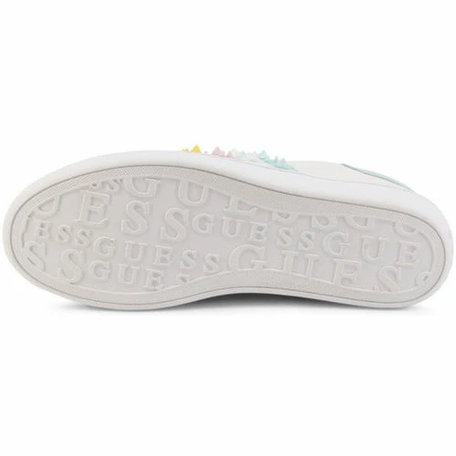 Promo ✔️ Guess - jacobb-fl6jcb-lea12 Baskets mode Couleur Blanc 🛒 6 Promo ✔️ Guess - jacobb-fl6jcb-lea12 Baskets mode Couleur Blanc 🛒 – Image 4