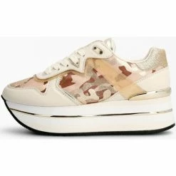 Budget 🎉 Guess FL7HRN FAP12-CAMOU Baskets mode Couleur Beige 🧨 -Guess Soldes Boutique 23699189 500 B