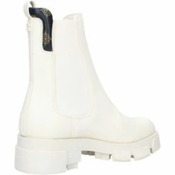 Vente flash 🛒 Guess FL7OAKLEA10 Bottines / 🥾 Boots Couleur Blanc 🧨 -Guess Soldes Boutique 23704859 500 D