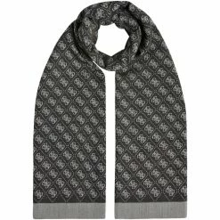 Promo 🎁 Guess Foulard Accessoires textile Couleur Gris anthracite ❤️