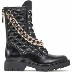 Remise 🤩 Guess FL7RPL LEA10 Bottines / 🥾 Boots Couleur Noir 🛒