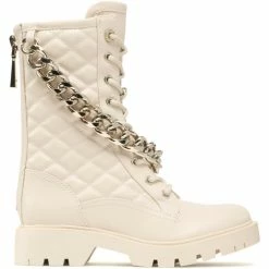 Remise 🎁 Guess FL7RPL LEA10 Bottines / 🥾 Boots Couleur Beige 🛒