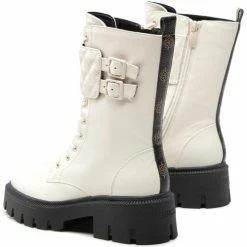 Acheter 🎉 Guess FL7SER LEA10 Bottines / 🥾 Boots Couleur Blanc 🧨 -Guess Soldes Boutique 23745467 500 C