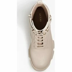 Promo 👏 Guess FL8MDXELE10 Baskets mode Couleur Beige ⌛ -Guess Soldes Boutique 23807196 500 D