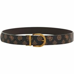 Meilleur prix 👍 Guess Ceinture reversible Accessoires textile Couleur Marron 👏