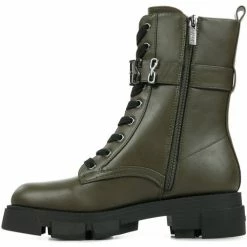 Meilleur prix 🔥 Guess Madox Bottines / 🥾 Boots Couleur vert 🔥 -Guess Soldes Boutique 23819016 500 D