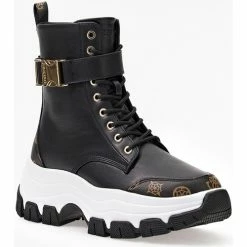 Top 10 ✔️ Guess FL8BKZELE12 👟 sneakers hi Baskets mode Couleur Noir ✔️