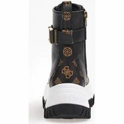 Top 10 ✔️ Guess FL8BKZELE12 👟 sneakers hi Baskets mode Couleur Noir ✔️ -Guess Soldes Boutique 23852838 500 C