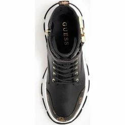Top 10 ✔️ Guess FL8BKZELE12 👟 sneakers hi Baskets mode Couleur Noir ✔️ -Guess Soldes Boutique 23852838 500 D