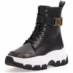 Top 10 ✔️ Guess FL8BKZELE12 👟 sneakers hi Baskets mode Couleur Noir ✔️ -Guess Soldes Boutique 23852838 500 E