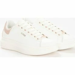 Meilleur prix 🌟 Guess Solerno 👟 sneaker Baskets mode Couleur Blanc 🧨 -Guess Soldes Boutique 23861493 500 B
