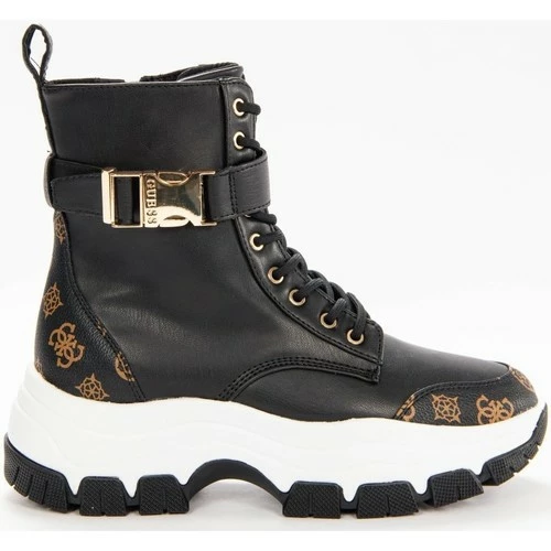 Meilleure vente 🧨 Guess Classic logo 4g Bottines / 🥾 Boots Couleur Noir ✔️ 3 Meilleure vente 🧨 Guess Classic logo 4g Bottines / 🥾 Boots Couleur Noir ✔️