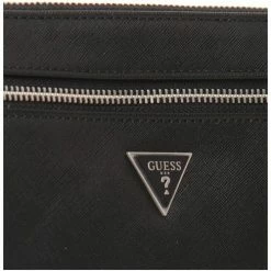 Promo 😉 Guess HMCERT P2276 Besaces / Sacs bandoulière Couleur Noir 🤩 -Guess Soldes Boutique 23979698 500 C