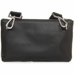 Promo 😉 Guess HMCERT P2276 Besaces / Sacs bandoulière Couleur Noir 🤩 -Guess Soldes Boutique 23979698 500 D