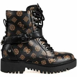 Promo 👏 Guess Bottines / 🥾 Boots Couleur Noir ✔️