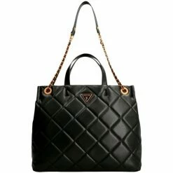 Coupon 👏 Guess Classic logo triangle Besaces / Sacs bandoulière Couleur Noir 🛒