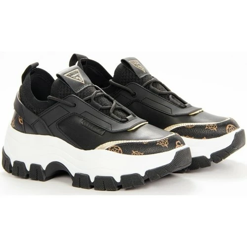 Le moins cher 🥰 Guess Logo triangle gold Baskets mode Couleur Noir 🎁 4 Le moins cher 🥰 Guess Logo triangle gold Baskets mode Couleur Noir 🎁 – Image 2