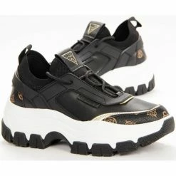 Le moins cher 🥰 Guess Logo triangle gold Baskets mode Couleur Noir 🎁 10 Le moins cher 🥰 Guess Logo triangle gold Baskets mode Couleur Noir 🎁 -Guess Soldes Boutique 24008214 500 C