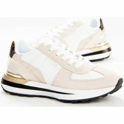 De gros 🌟 Guess Original 👟 sneaker Baskets mode Couleur Blanc 💯 -Guess Soldes Boutique 24008218 500 D