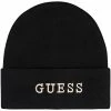 Top 10 😉 Guess Bonnet Accessoires textile Couleur Noir 🤩 -Guess Soldes Boutique 24048294 500 A