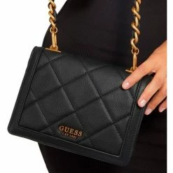 Remise 👍 Guess Abey surpiqué Besaces / Sacs bandoulière Couleur Noir 💯 8 Remise 👍 Guess Abey surpiqué Besaces / Sacs bandoulière Couleur Noir 💯 -Guess Soldes Boutique 24074601 500 C