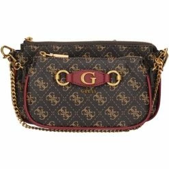 Tout neuf 🧨 Guess HWQB86 54700 Besaces / Sacs bandoulière Couleur Marron ❤️