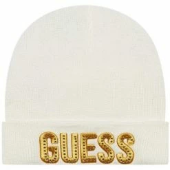 Grosses soldes ⌛ Guess Bonnet enfant Accessoires textile Couleur salt white 💯