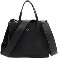 Vente flash 😍 Guess Sac Besaces / Sacs bandoulière Couleur Noir ⭐