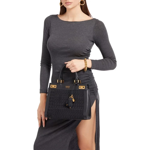 De gros 😀 Guess Sac main Besaces / Sacs bandoulière Couleur Noir 💯 4 De gros 😀 Guess Sac main Besaces / Sacs bandoulière Couleur Noir 💯 – Image 2