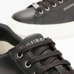 Bon marché 😉 Guess Original logo Baskets mode Couleur Noir ✨ -Guess Soldes Boutique 24138791 500 D